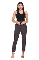 Dark Grey Liva Pocket Pant for Women