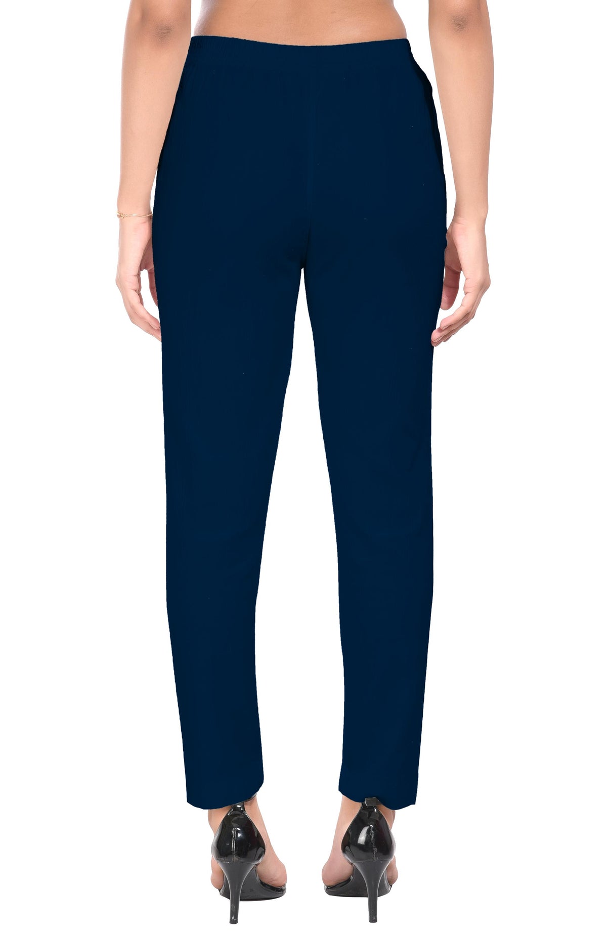 Navy Blue Liva Pocket Pant for Women