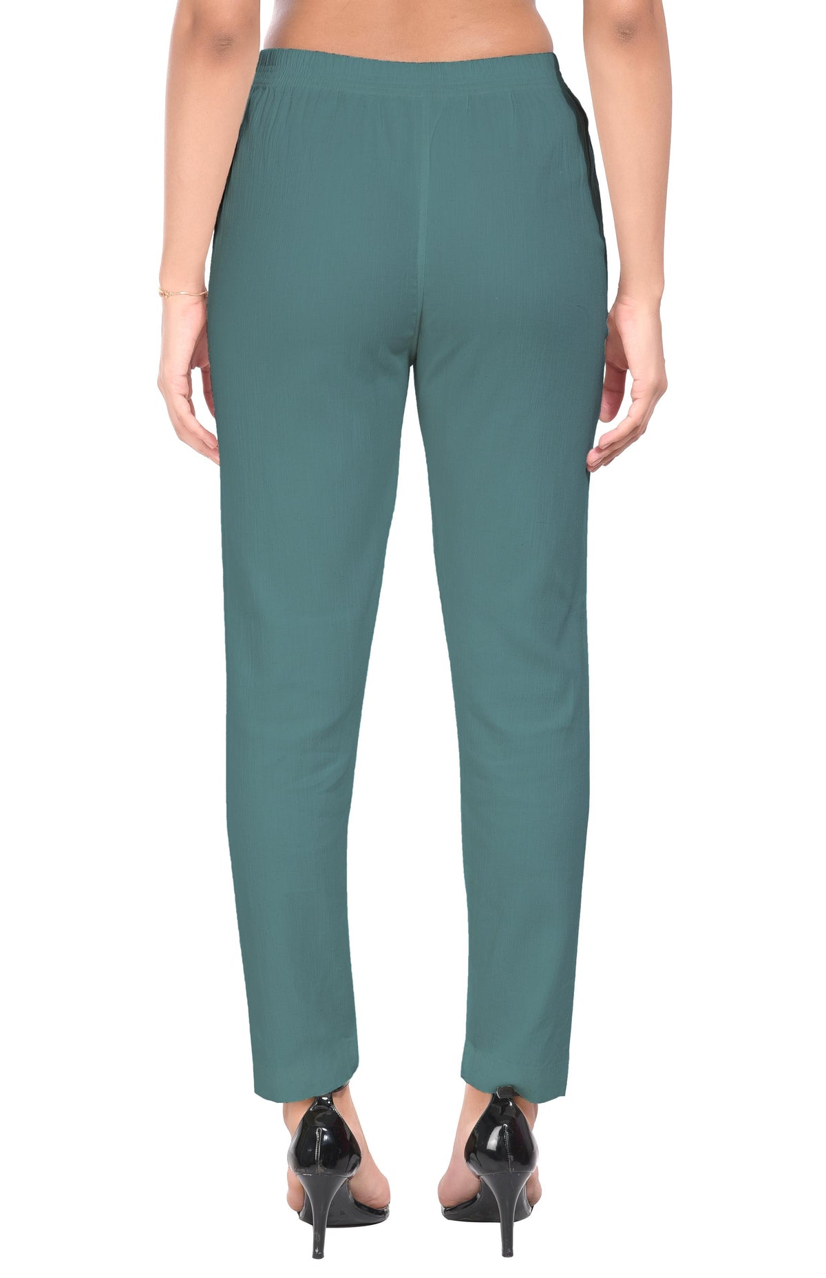Rama Green Liva Pocket Pant for Women