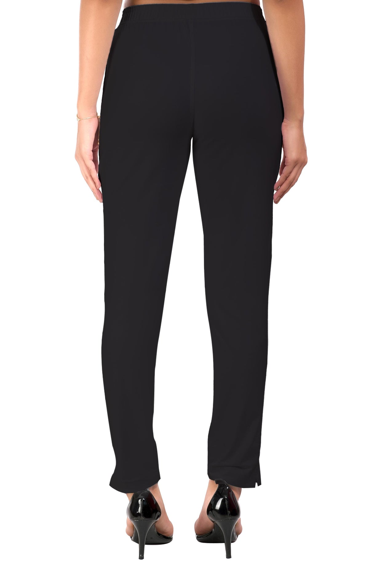 Black Pocket Pants for Women