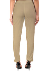 Light Gold Pocket Pants for Women