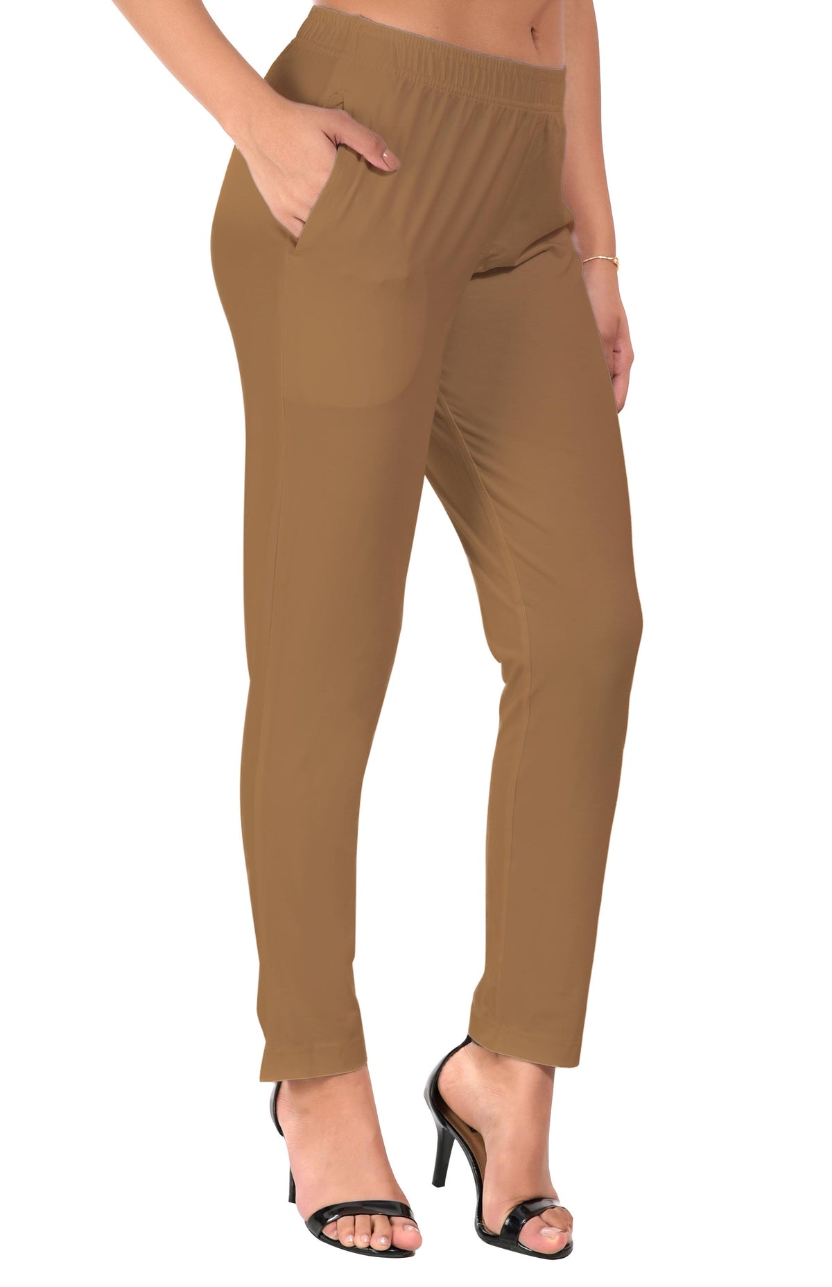 Gold Pocket Pants for Women