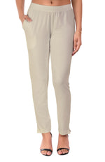 Kerela Cream Pocket Pants for Women