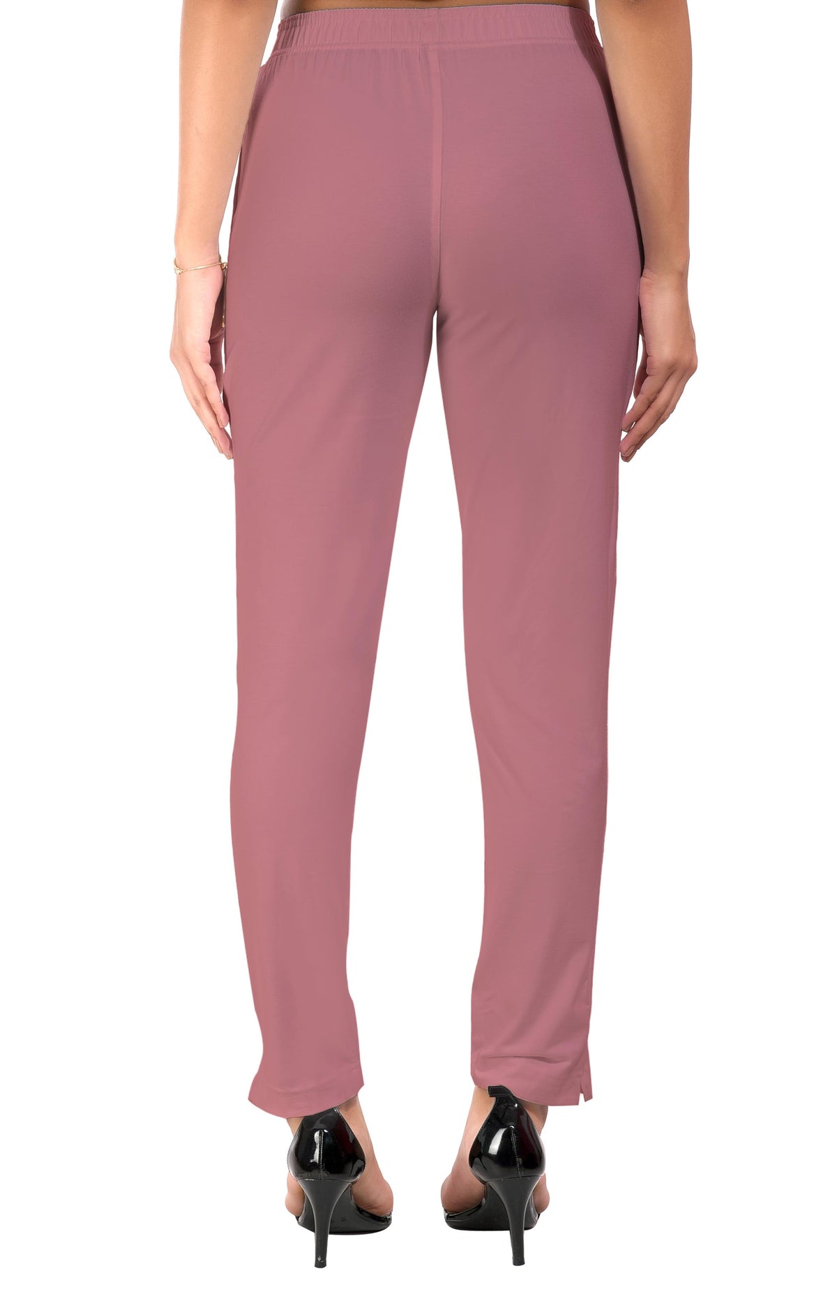 Dark Peach Pocket Pants for Women