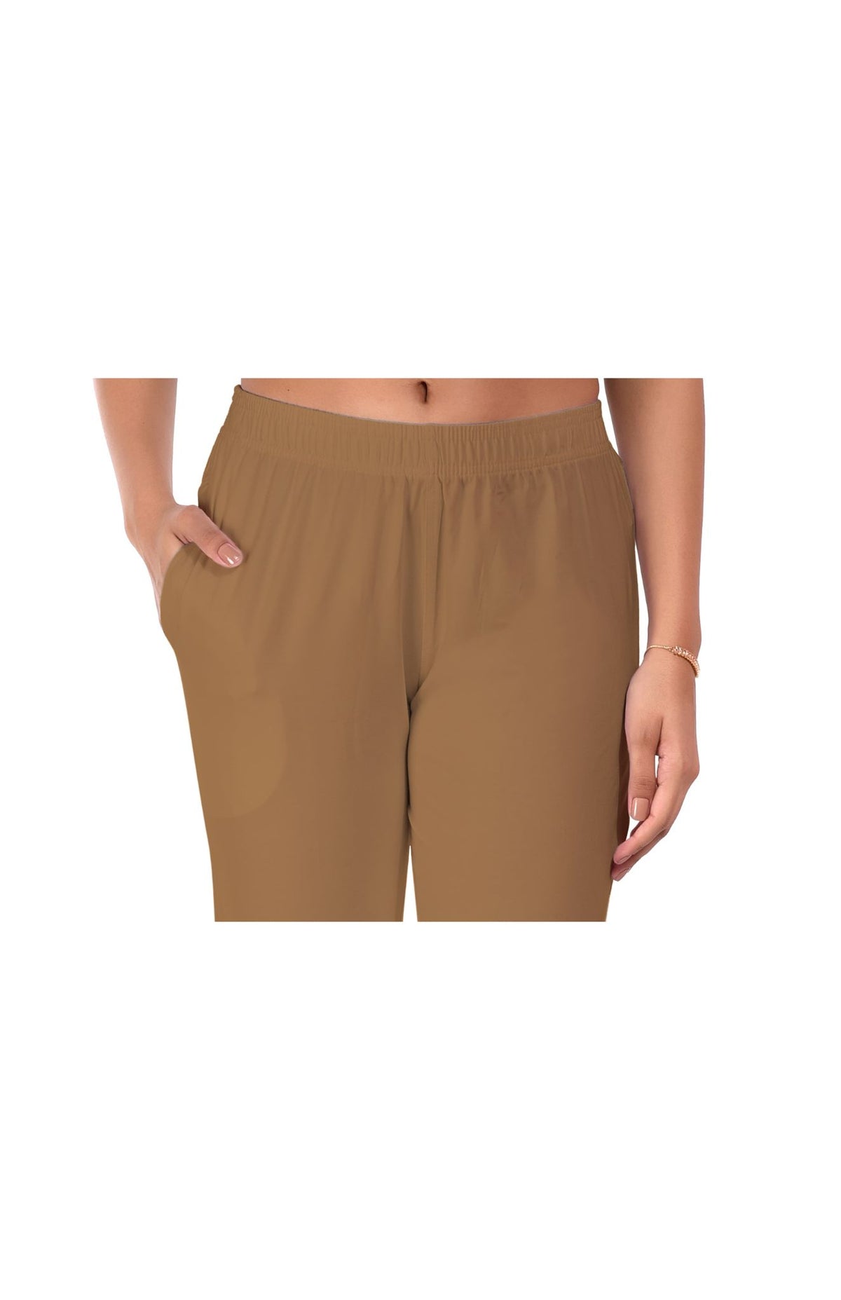 Gold Pocket Pants for Women