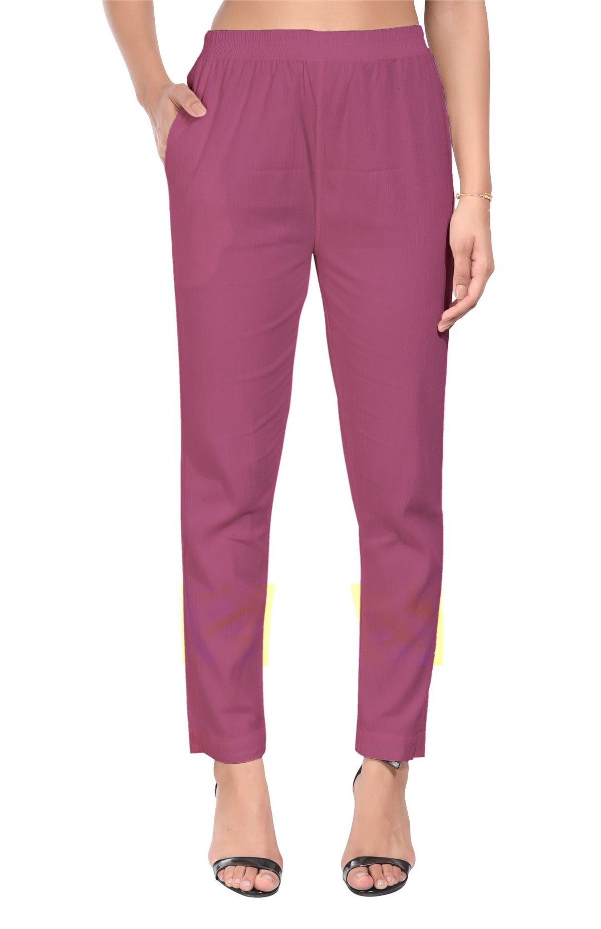 Onion Pink Liva Pocket Pant for Women