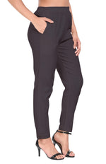 Dark Grey Liva Pocket Pant for Women