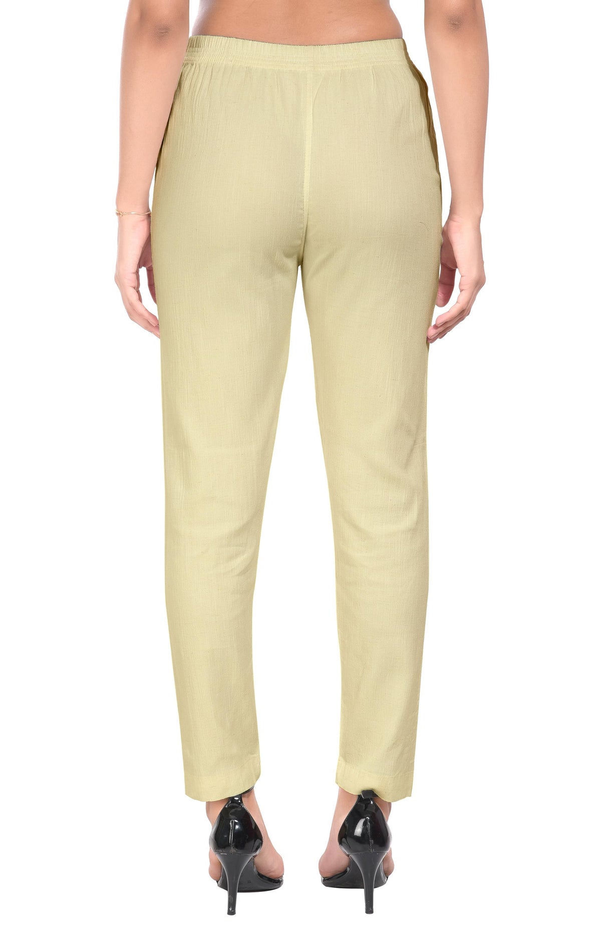Cream Liva Pocket Pant for Women