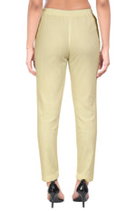 Cream Liva Pocket Pant for Women