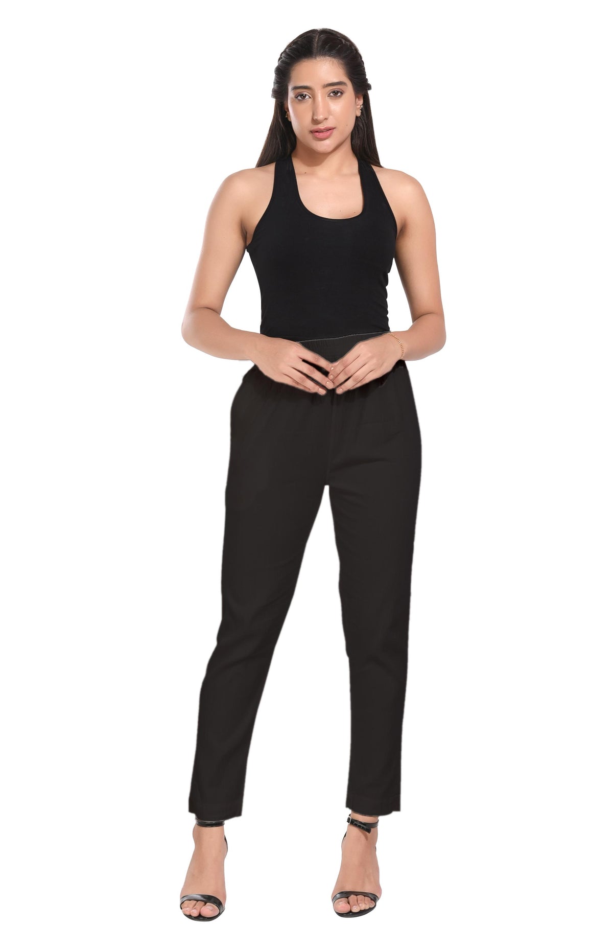 Black Liva Pocket Pant for Women