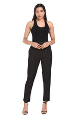 Black Liva Pocket Pant for Women