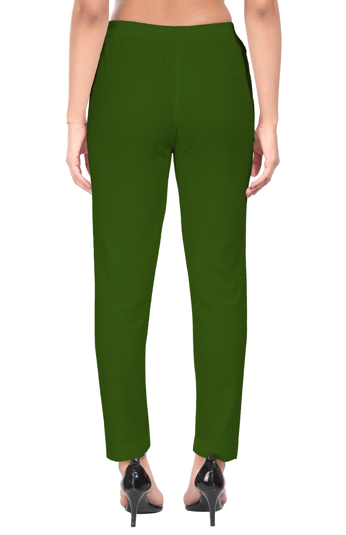 Green Liva Pocket Pant for Women