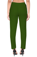 Green Liva Pocket Pant for Women