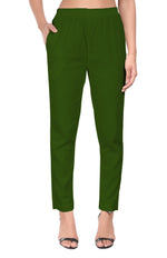 Green Liva Pocket Pant for Women