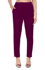 Wine Liva Pocket Pant for Women