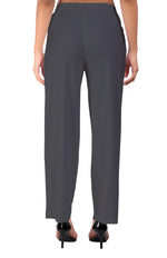 Dark Grey Wide Leg Pocket Pant for Women