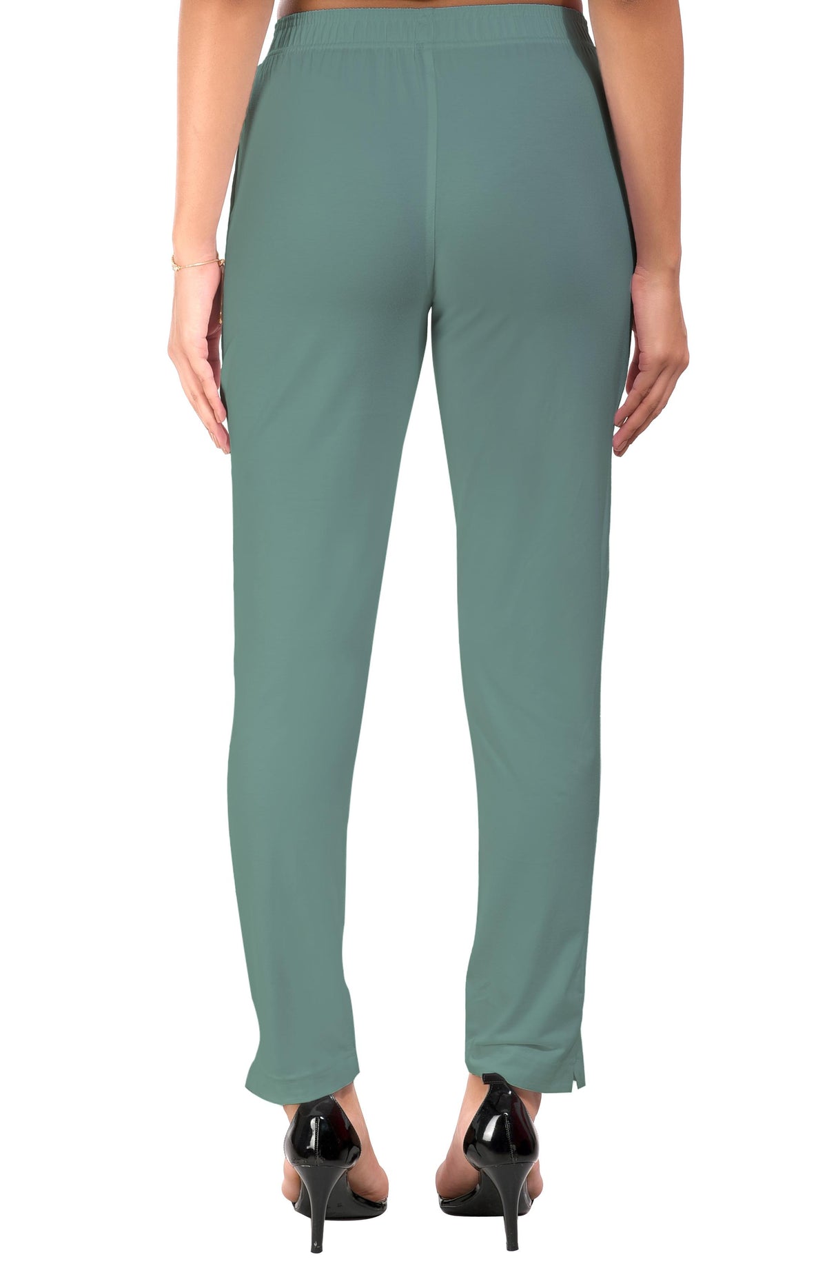 Sea Green Pocket Pants for Women