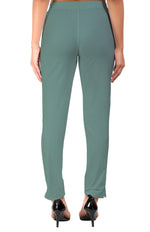 Sea Green Pocket Pants for Women