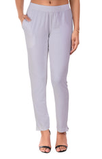 Cream Pocket Pants for Women