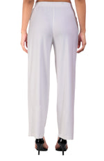 Cream Wide Leg Pocket Pant for Women