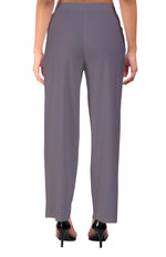 Light Grey Wide Leg Pocket Pant for Women