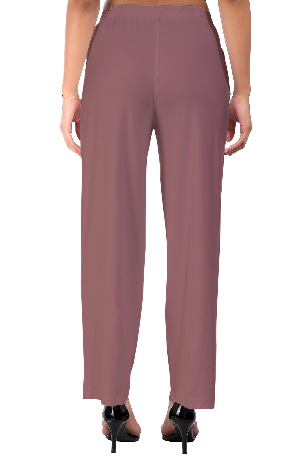 Onion Pink Wide Leg Pocket Pant for Women