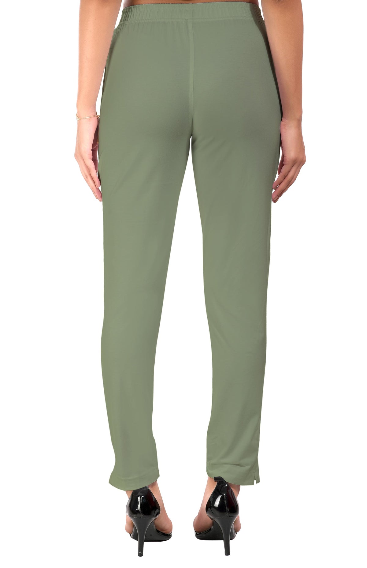 Mehandi Green Pocket Pants for Women