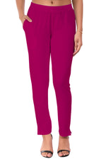 Rani Pink Pocket Pants for Women