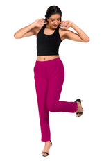 Rani Pink Pocket Pants for Women