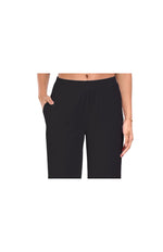 Black Wide Leg Pocket Pant for Women