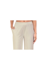 Kerela Cream Wide Leg Pocket Pant for Women