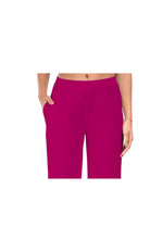 Rani Pink Wide Leg Pocket Pant for Women