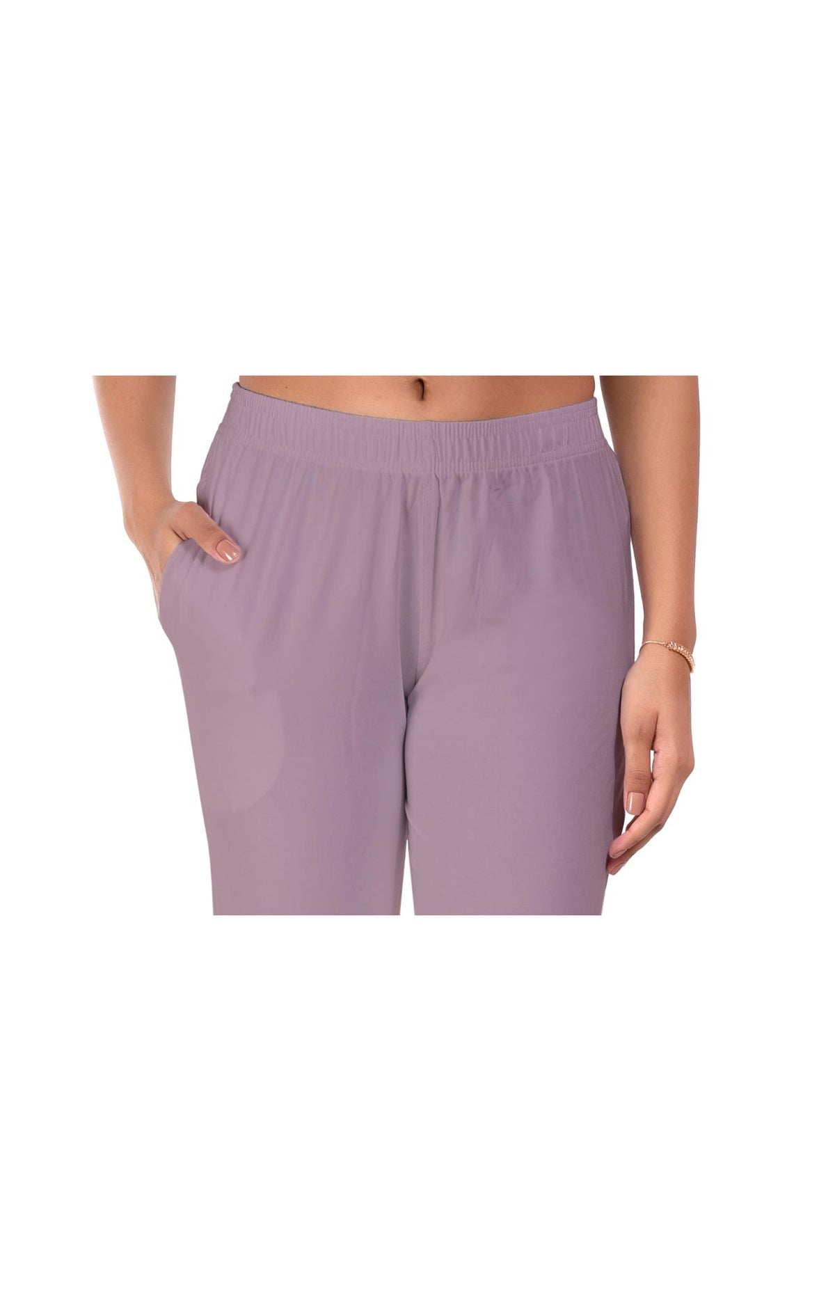 Pastel Pink Pocket Pants for Women