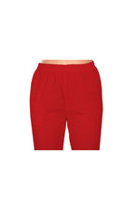 Red Liva Pocket Pant for Women