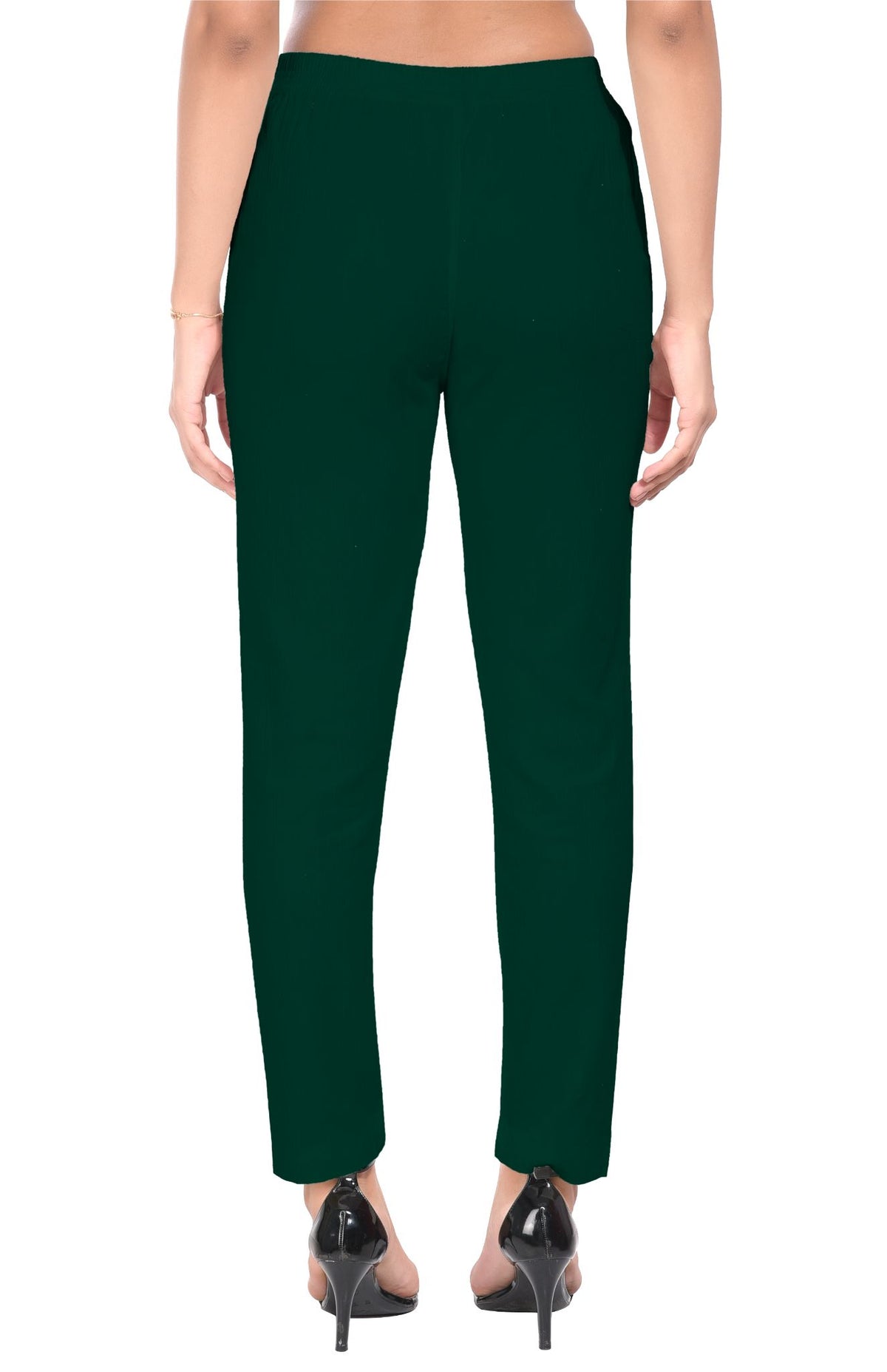 Bottle Green Liva Pocket Pant for Women