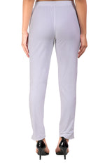 White Pocket Pants for Women